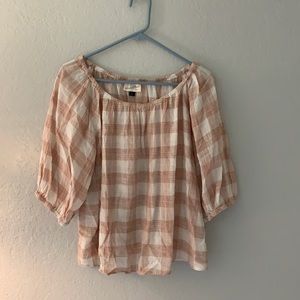 Fun blouse!  Size large